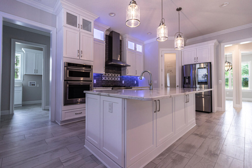 View of the exquisite kitchne of the 2458 square foot custom home - 2500 square foot floor plans