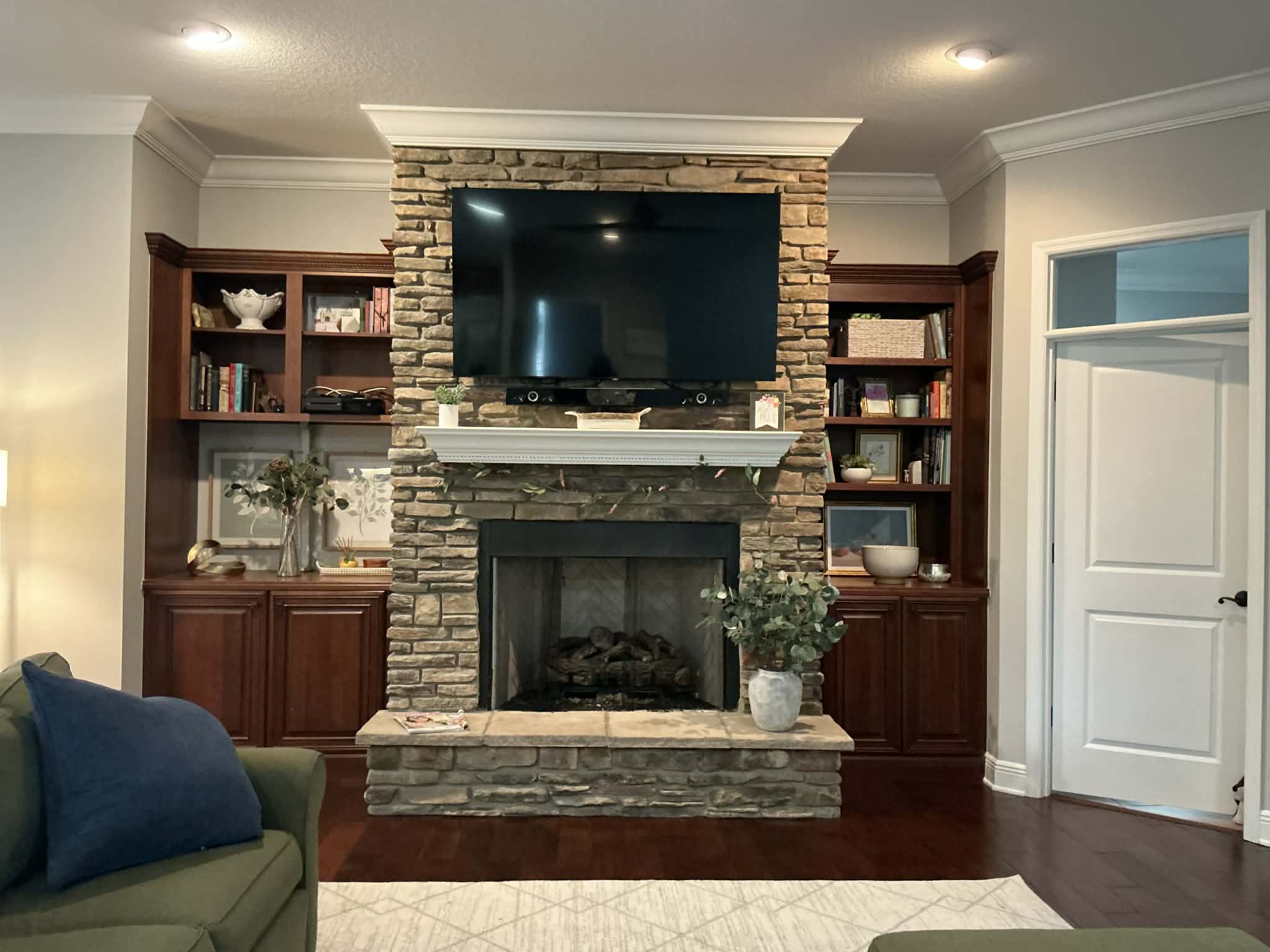 Before Fireplace Remodel