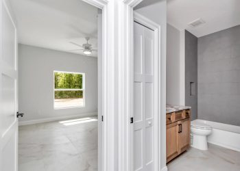 Doorway to bedroom 2, and bathroom 2