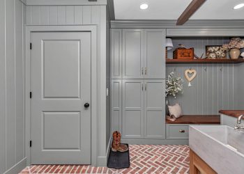 after renovation - doorway leading into the rest of the home from the laundry room